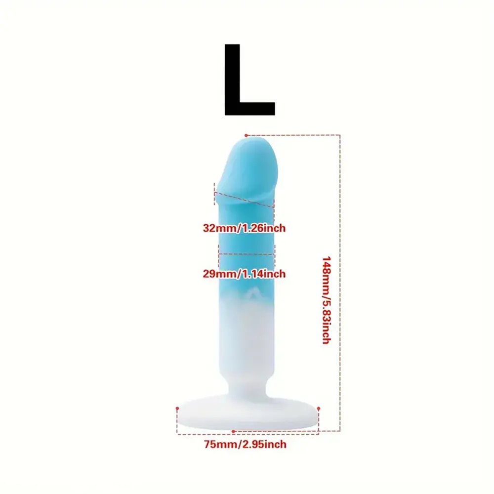#2 petite pastel silicone beginner dildo