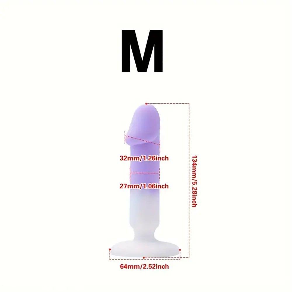 #3 petite pastel silicone beginner dildo