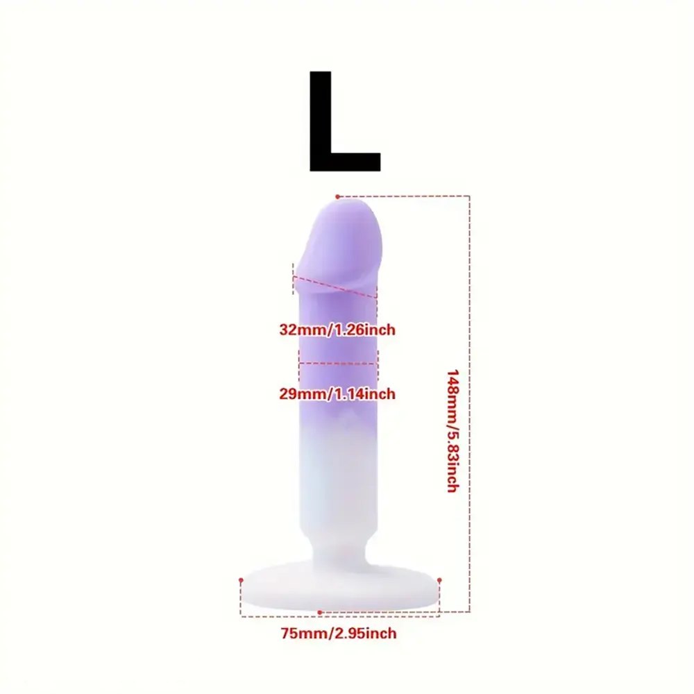 #3 petite pastel silicone beginner dildo