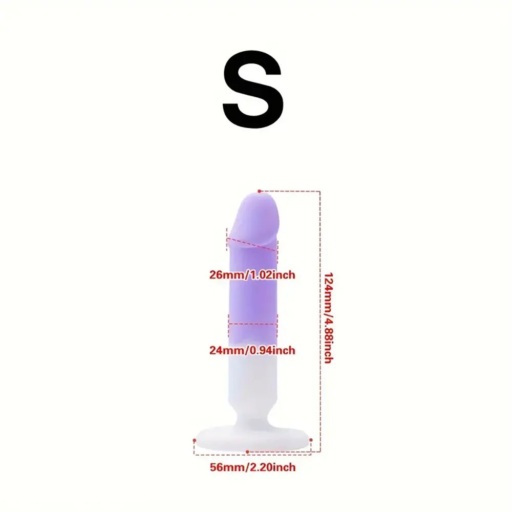 #3 petite pastel silicone beginner dildo