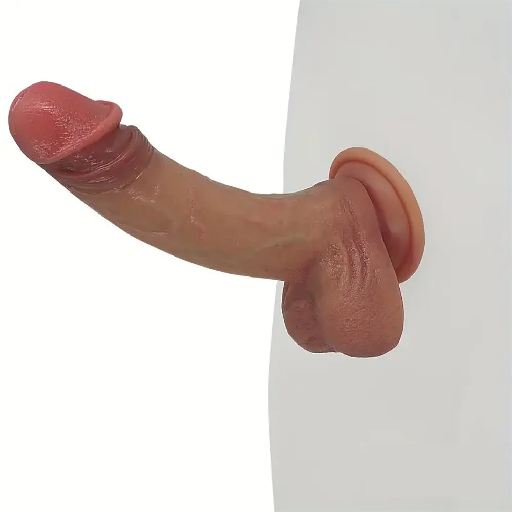 Flesh tone petite suction cup dildo, photo 3