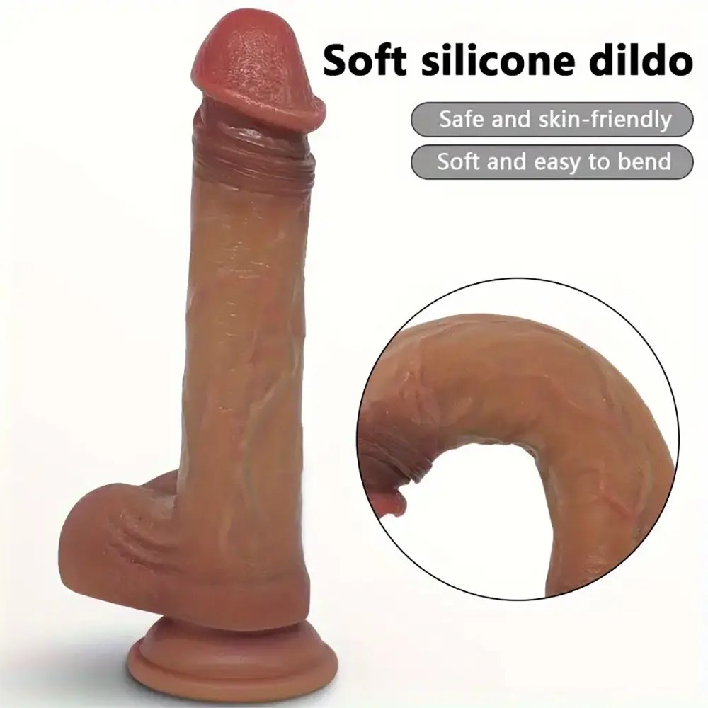 Flesh tone petite suction cup dildo, photo 5