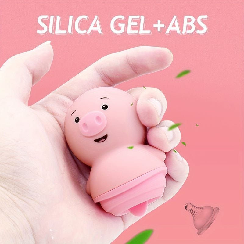 Pink pig shaped clit stimulator, photo 4