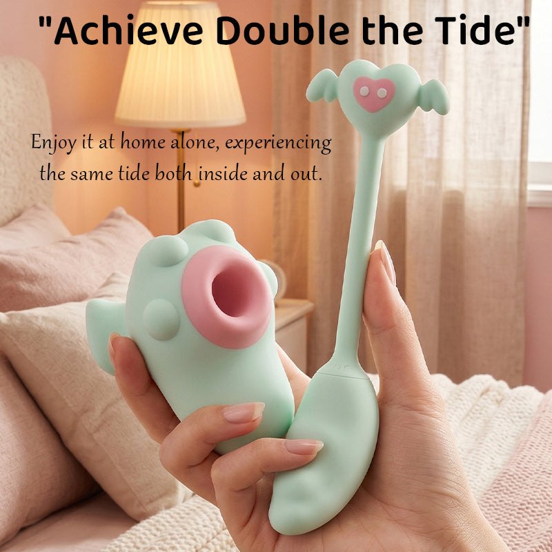 Mint green pinch series suction and bullet combo set, photo 5
