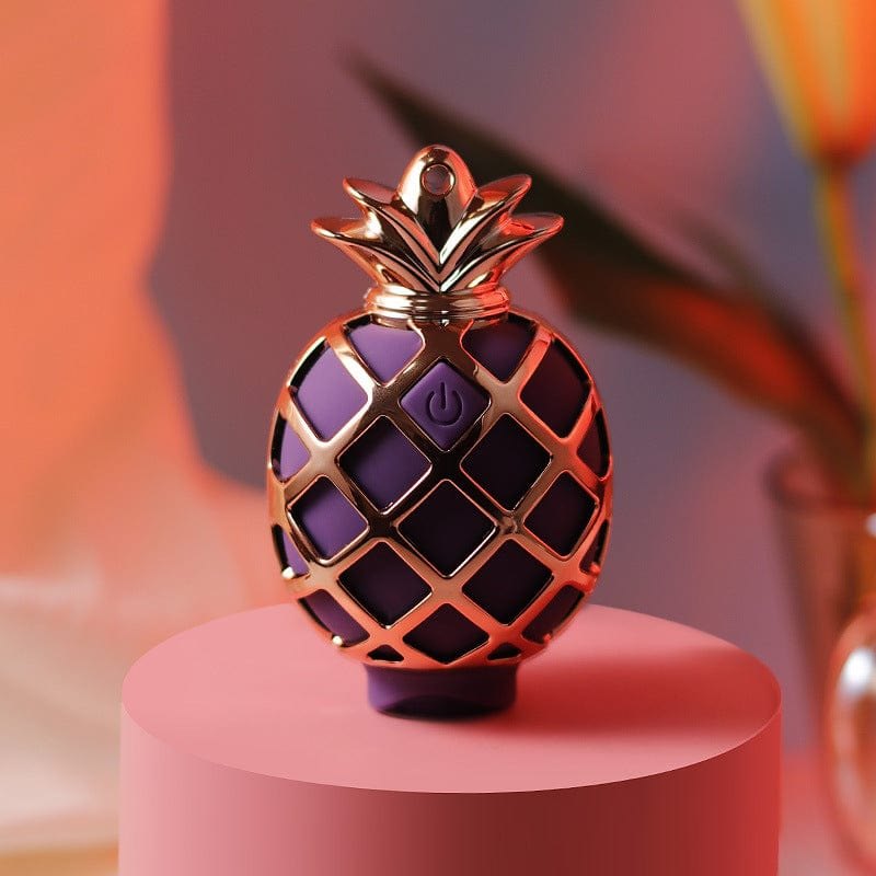 Purple pineapple silicone clit suction vibrator, photo 14