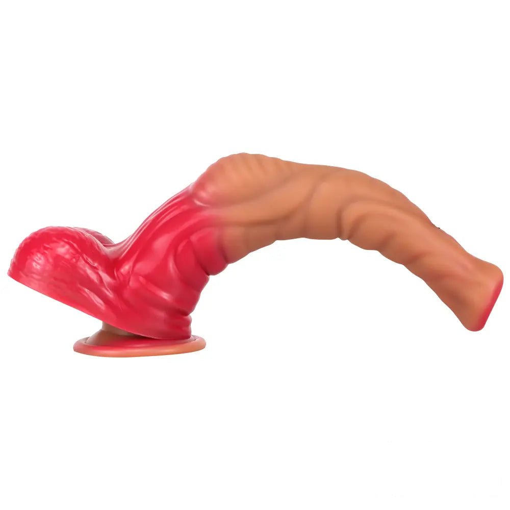 Pink gradient silicone horse dildo, photo 5