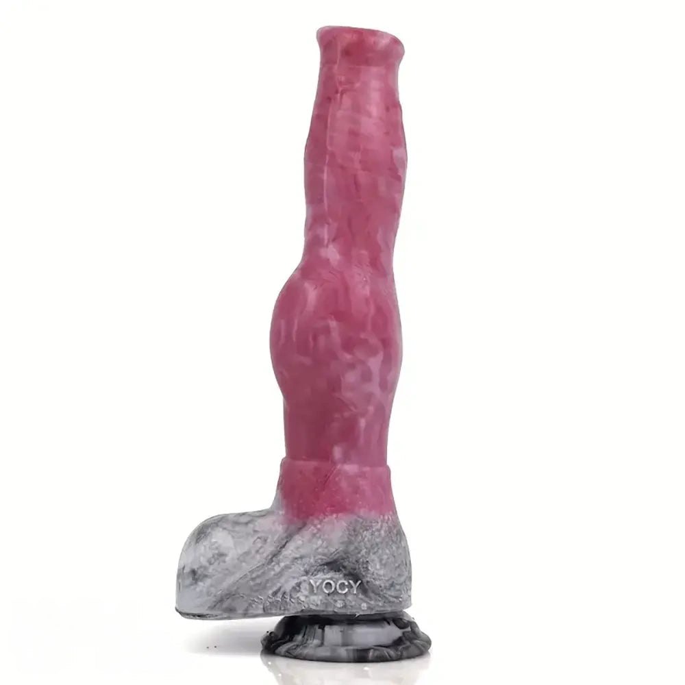 #1 silicone knotted animal dildo