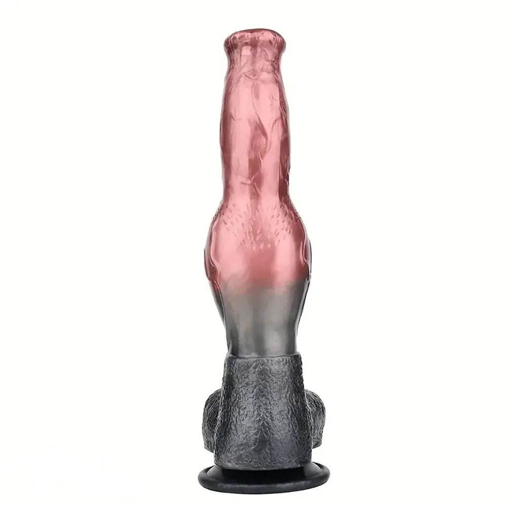 Silicone knotted animal dildo, photo 11