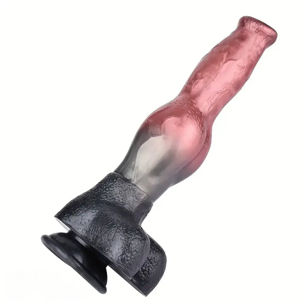 Silicone knotted animal dildo, photo 4