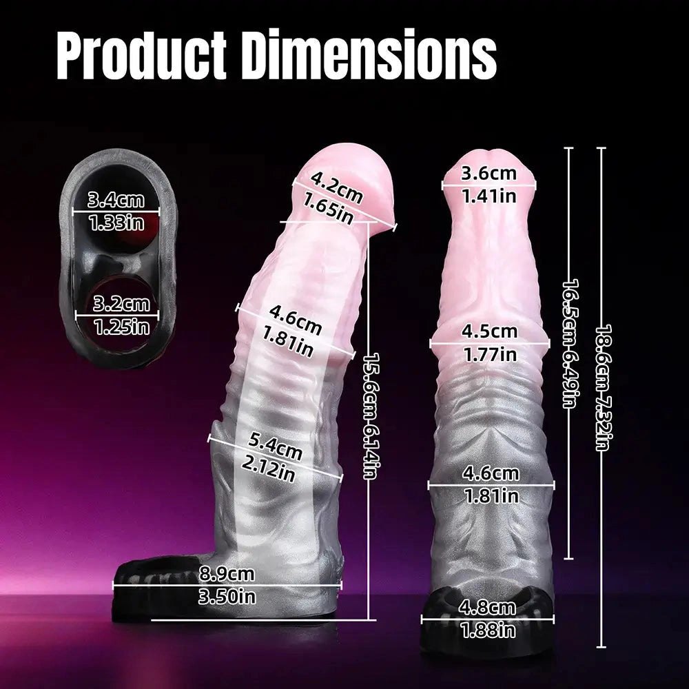 Pink ombre penis sleeve, photo 3