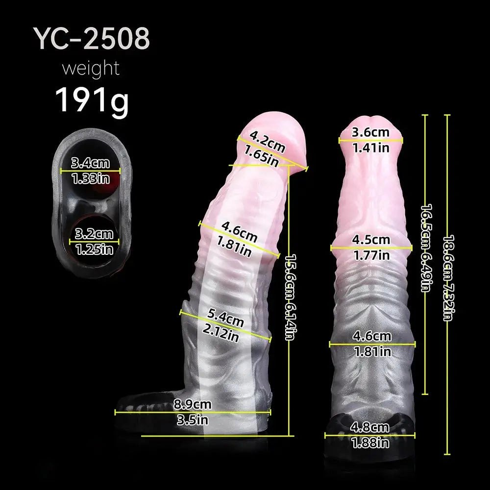 Pink ombre penis sleeve, photo 4