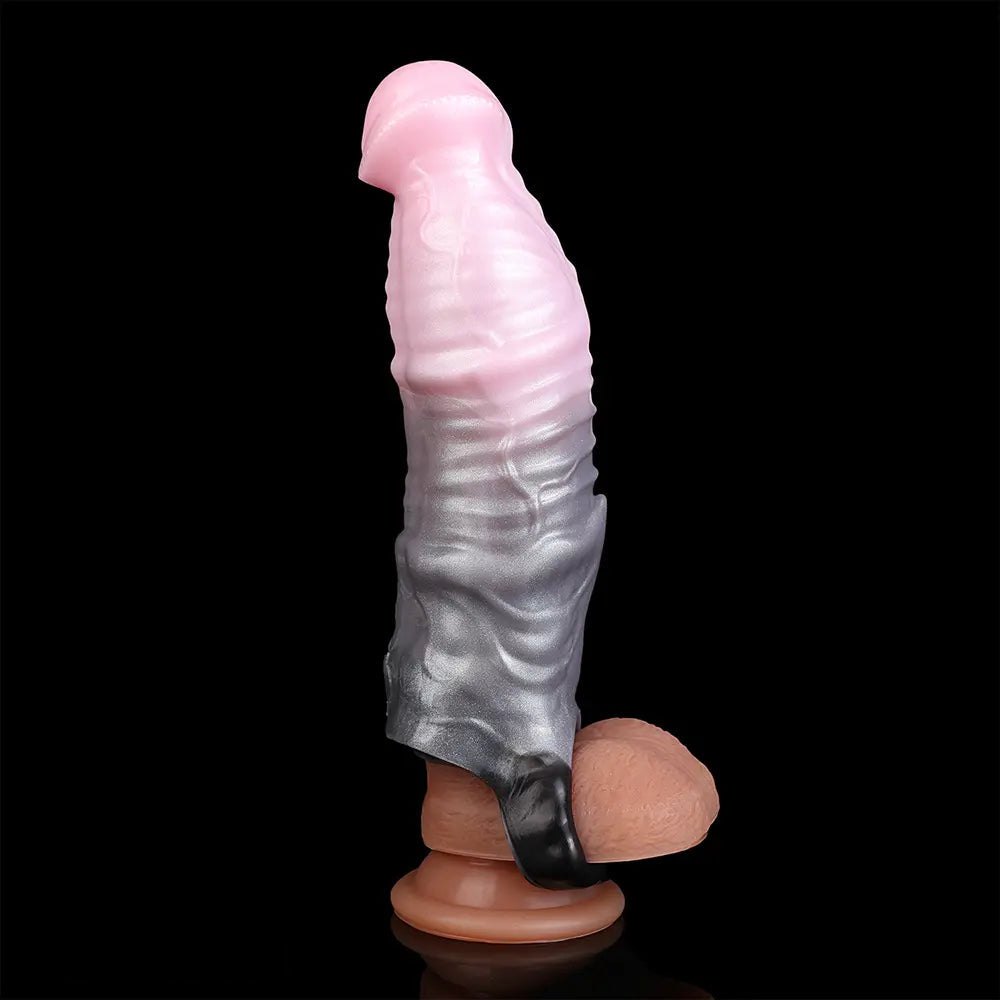 Pink ombre penis sleeve, photo 9