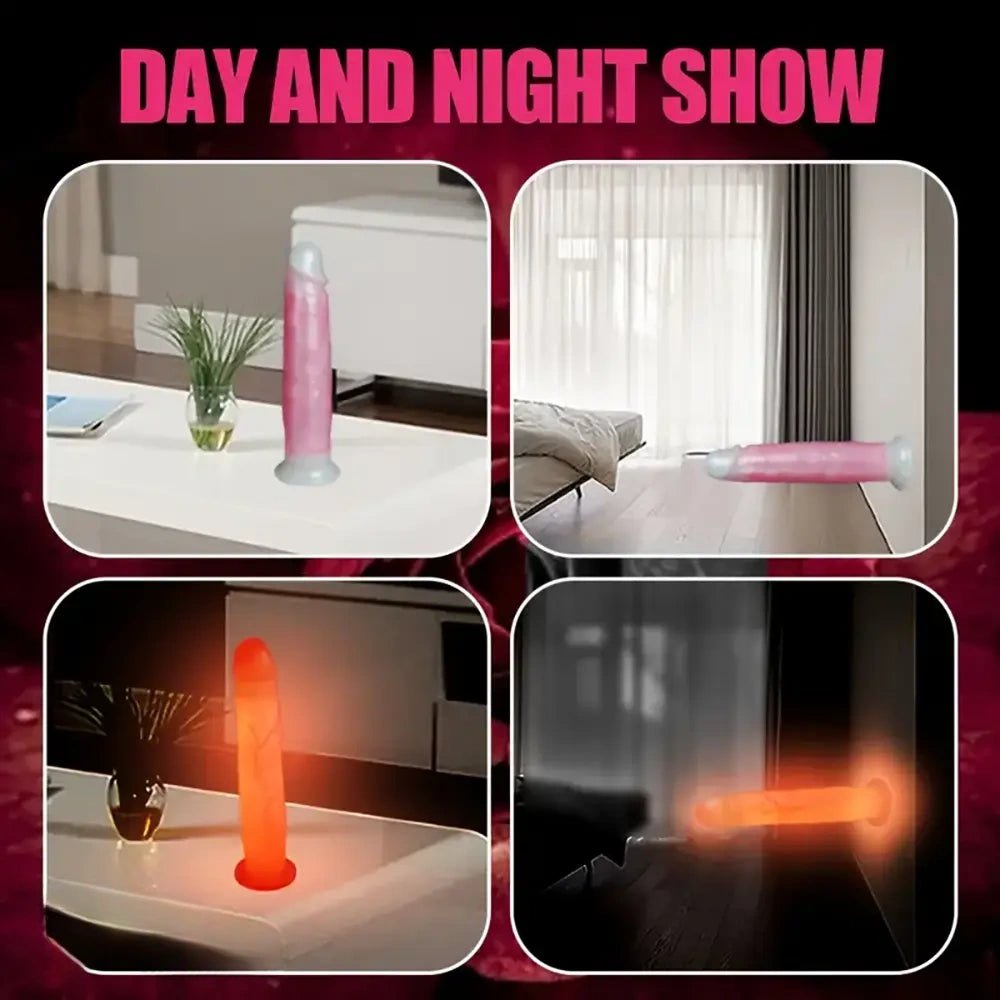 Pink realistic silicone dildo, photo 11