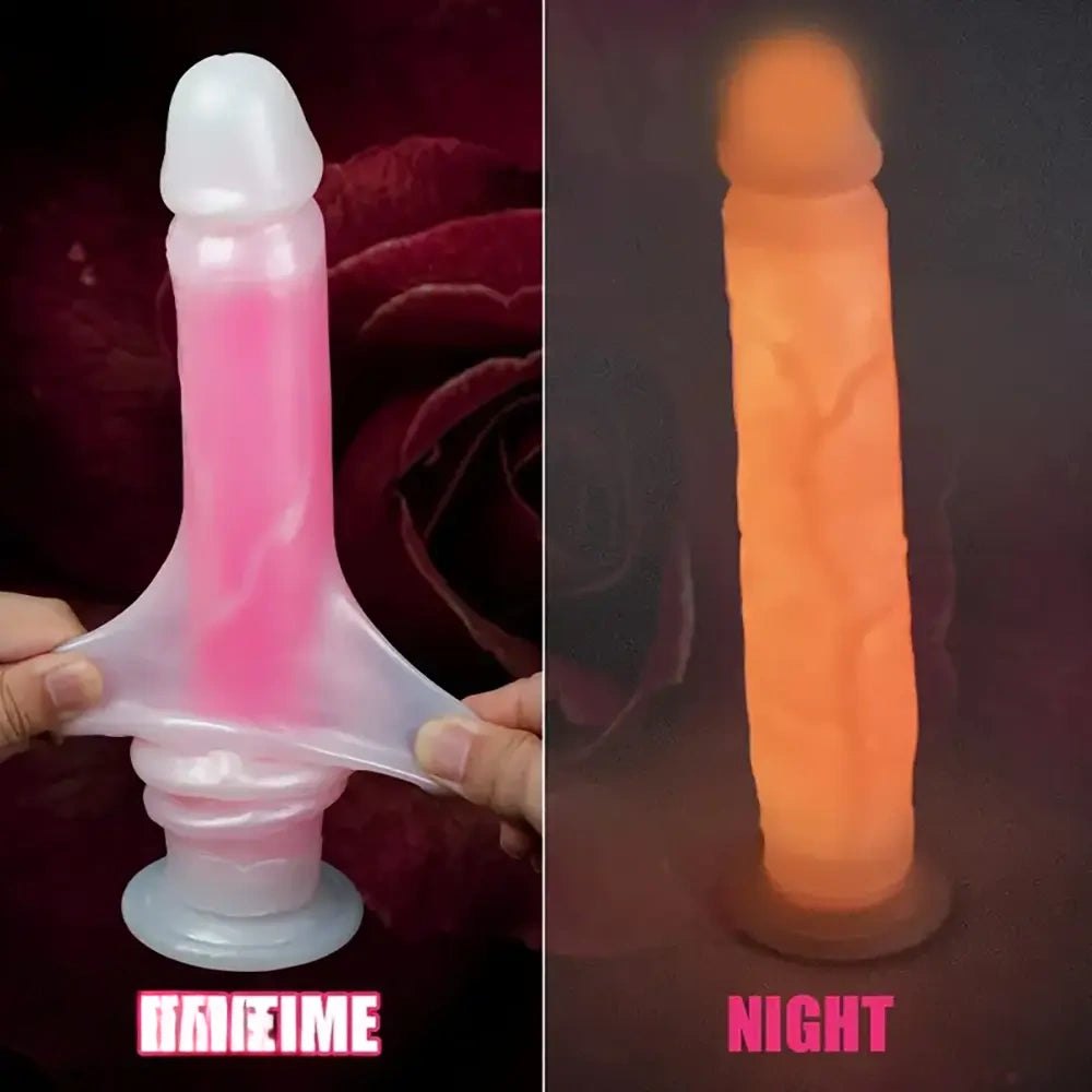 Pink realistic silicone dildo, photo 4