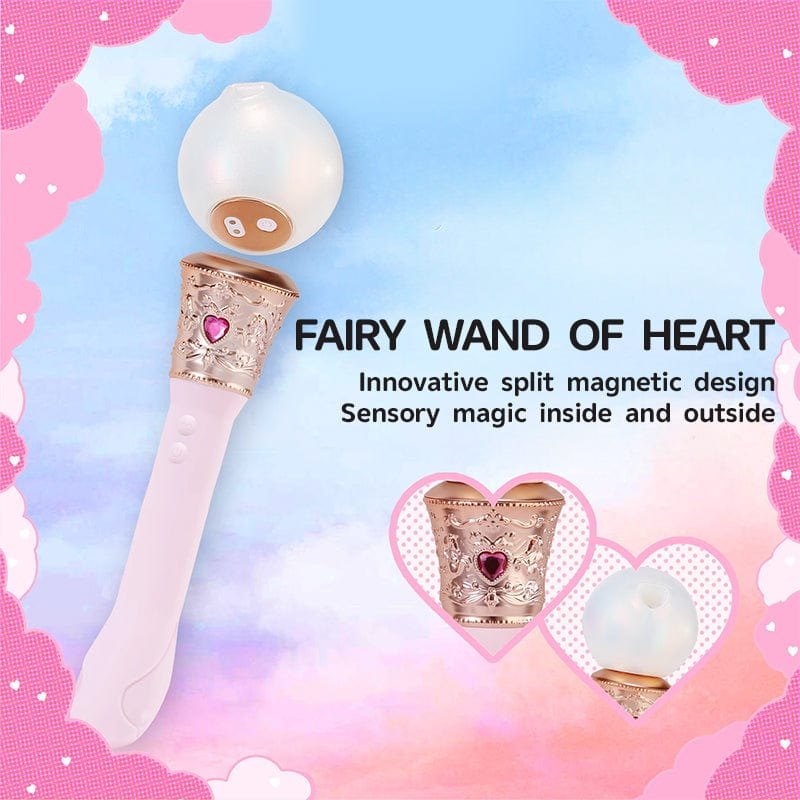 Pink split wand suction vibrator, photo 2