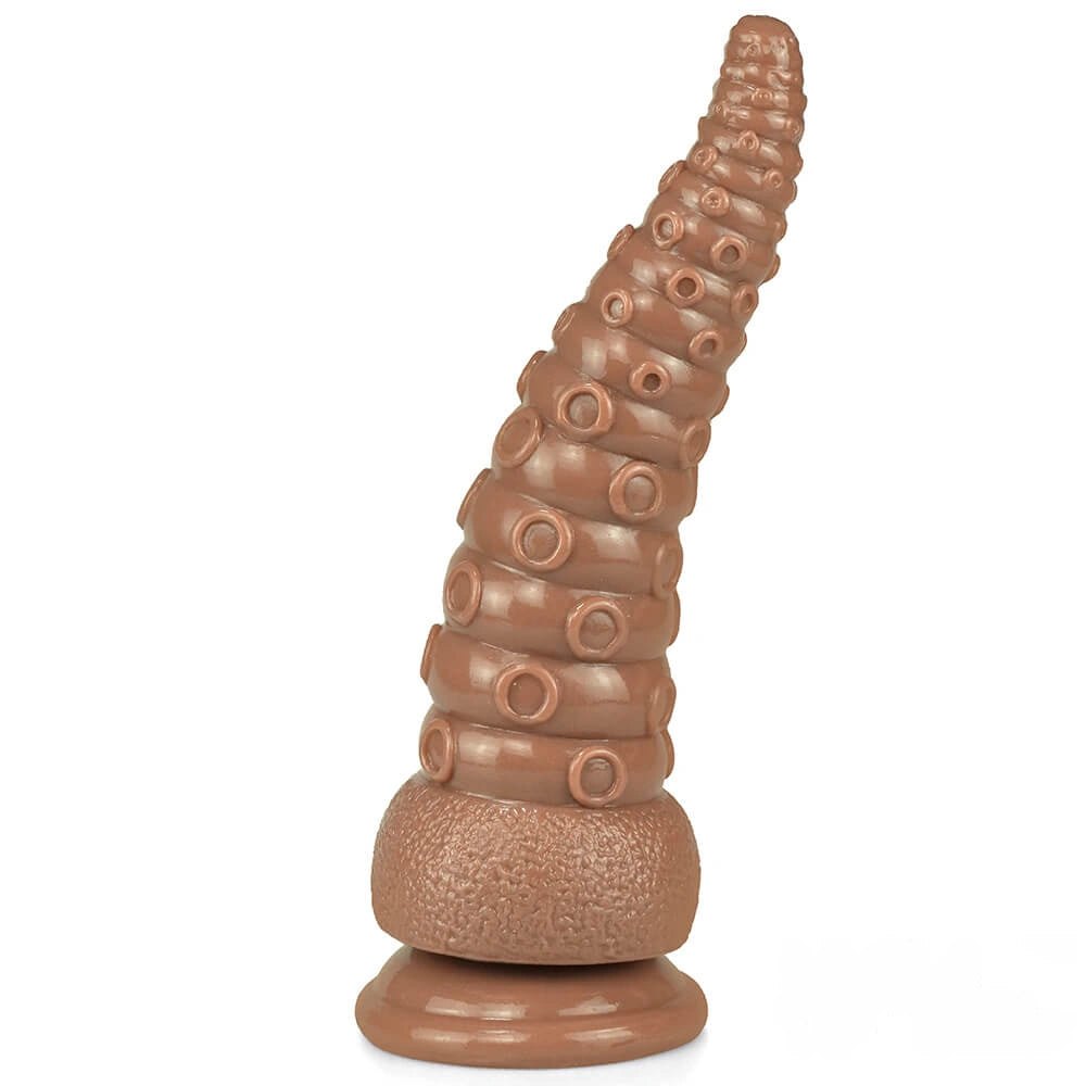 Brown tentacle fantasy anal dildo