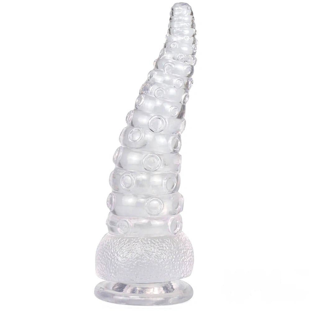 Transparent tentacle fantasy anal dildo