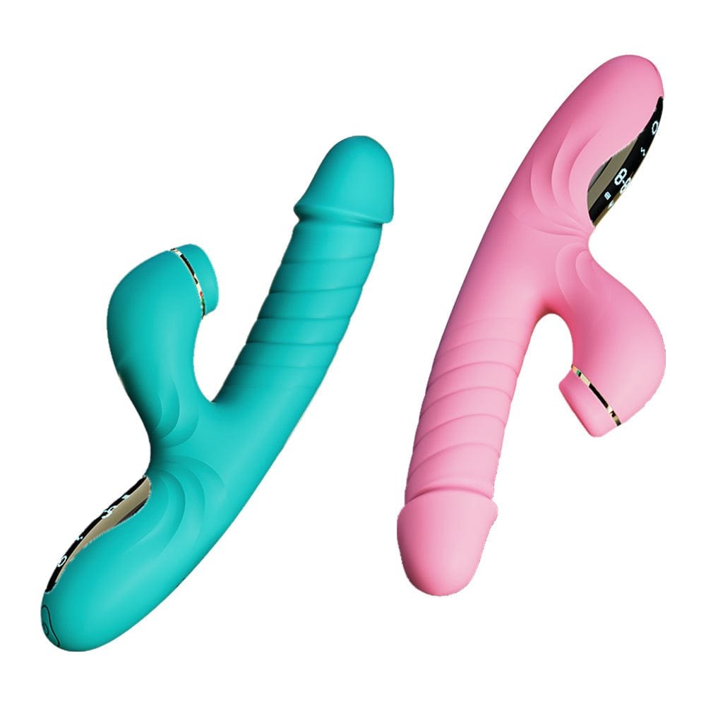 Pink thrusting heating clit vibrator, photo 4