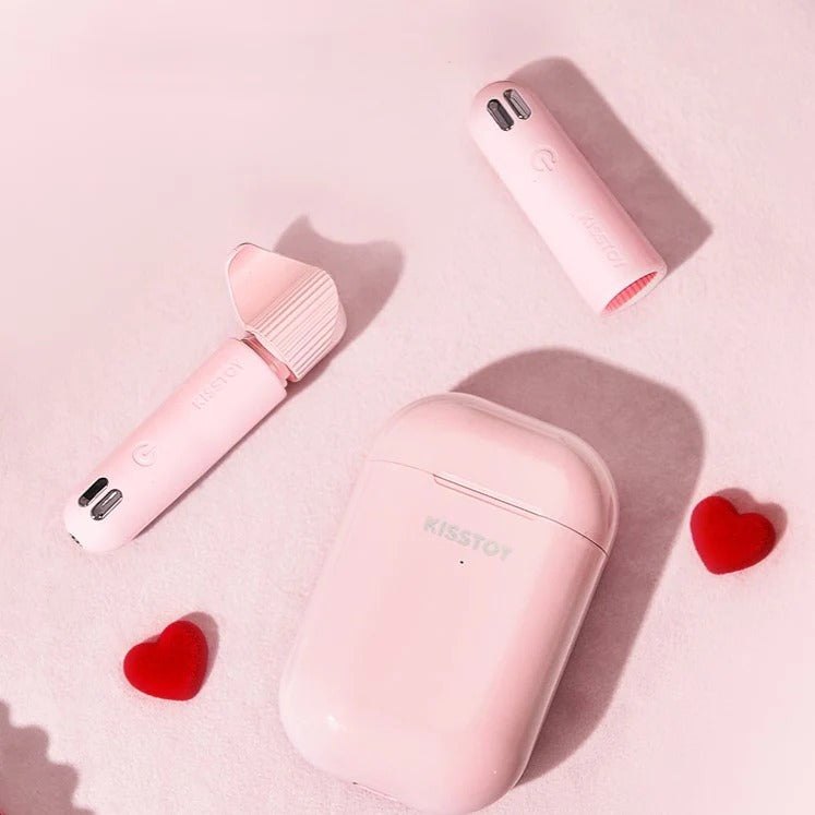 Pink finger vibrator with charging case, photo 3