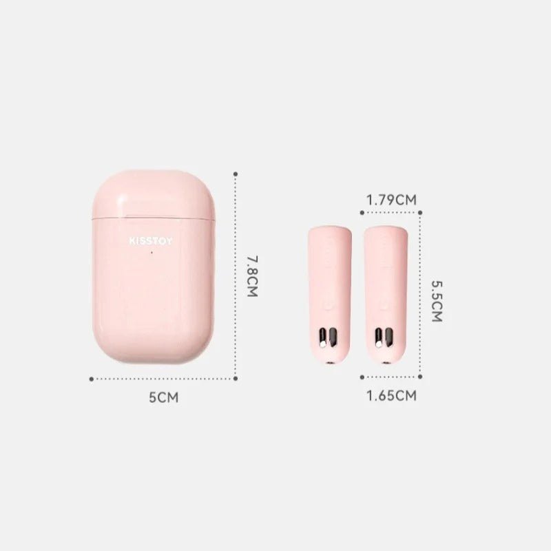 Pink finger vibrator with charging case, photo 5