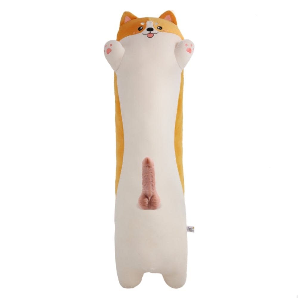 Dog Plush (Orange) plush animal thrusting vibrator