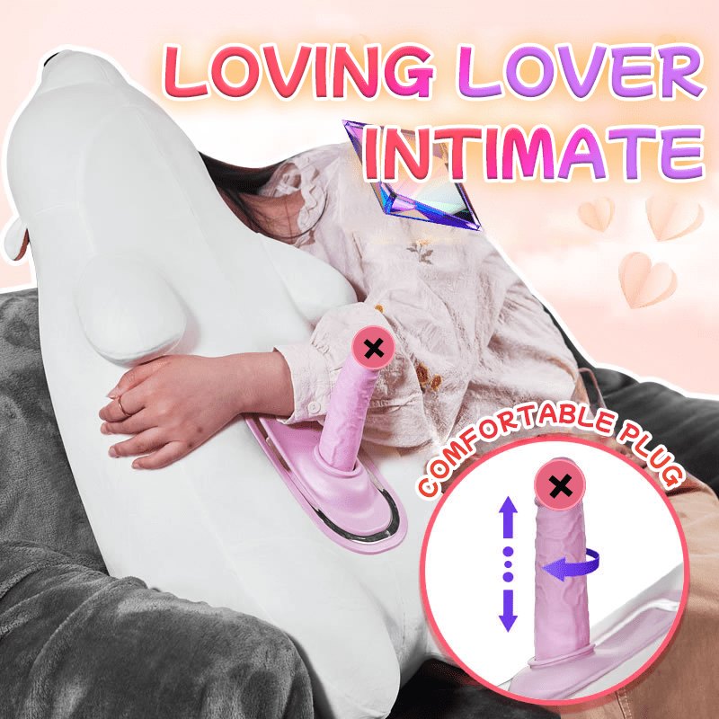 Plush bear pillow with hidden heated dildo, photo 6