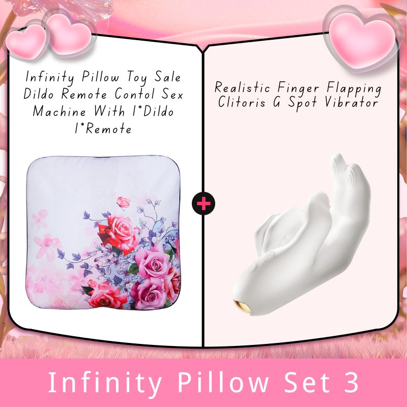 Infinity Pillow Set 3 plush pillow thrusting sex machine