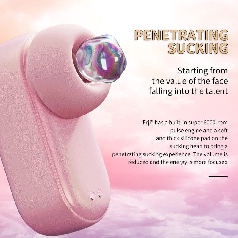 Earbud-case shaped clitoral stimulation toy with finger ring, photo 4