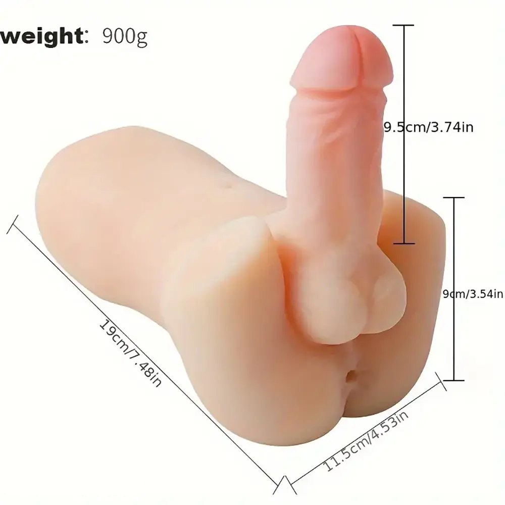 Flesh-tone pocket pussy masturbator, photo 3
