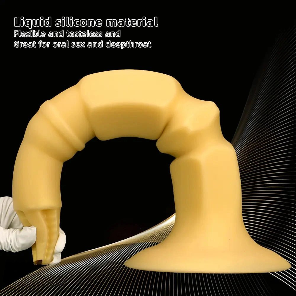 Pointed tip ridged silicone butt plug, photo 6