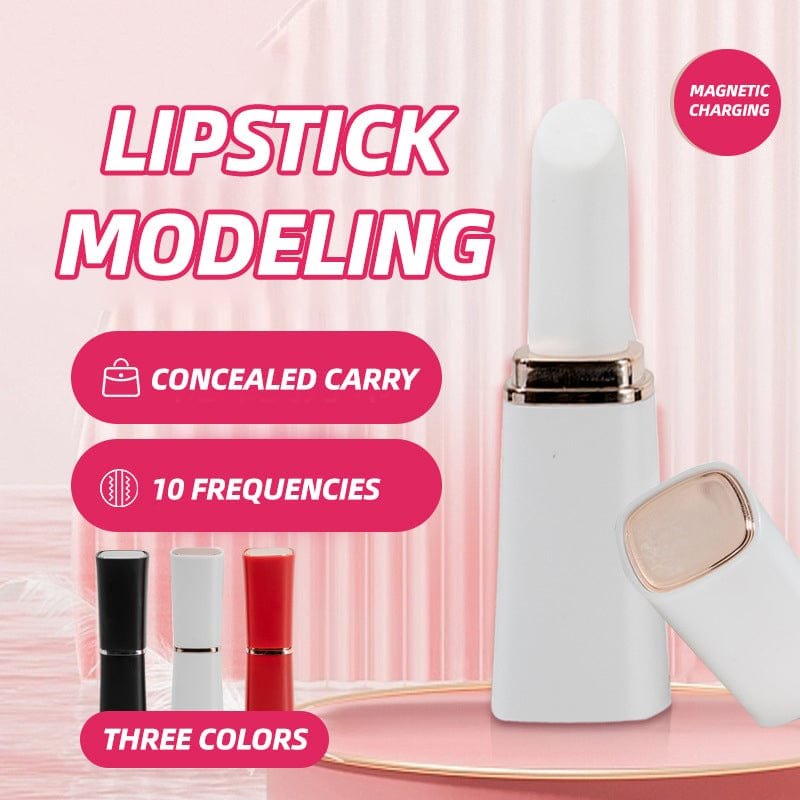 Lipstick-style bullet vibrator with interchangeable heads, photo 2