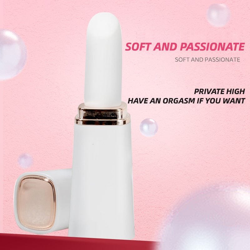 Lipstick-style bullet vibrator with interchangeable heads, photo 3