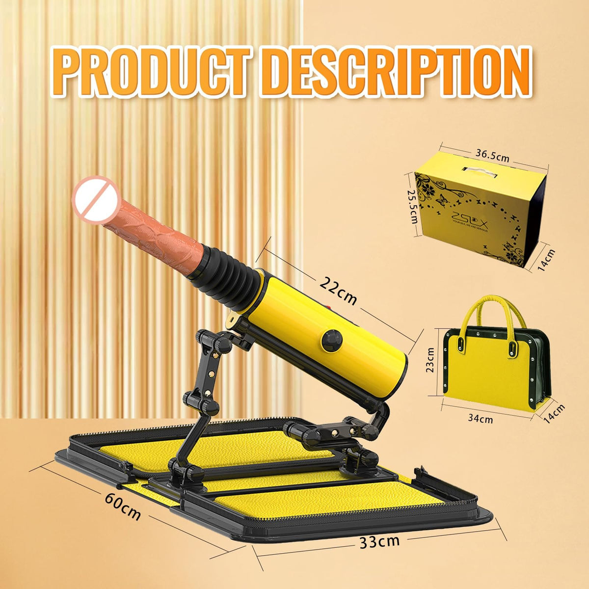 Portable case-style thrusting sex machine, photo 5