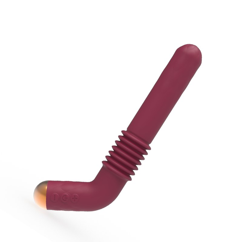 Wine red silicone thrusting sex machine, photo 8