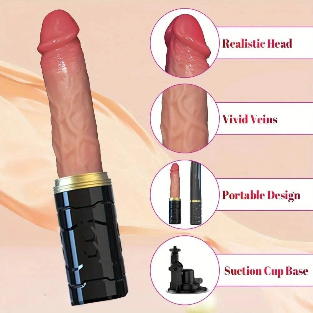 Black portable thrusting sex machine, photo 5