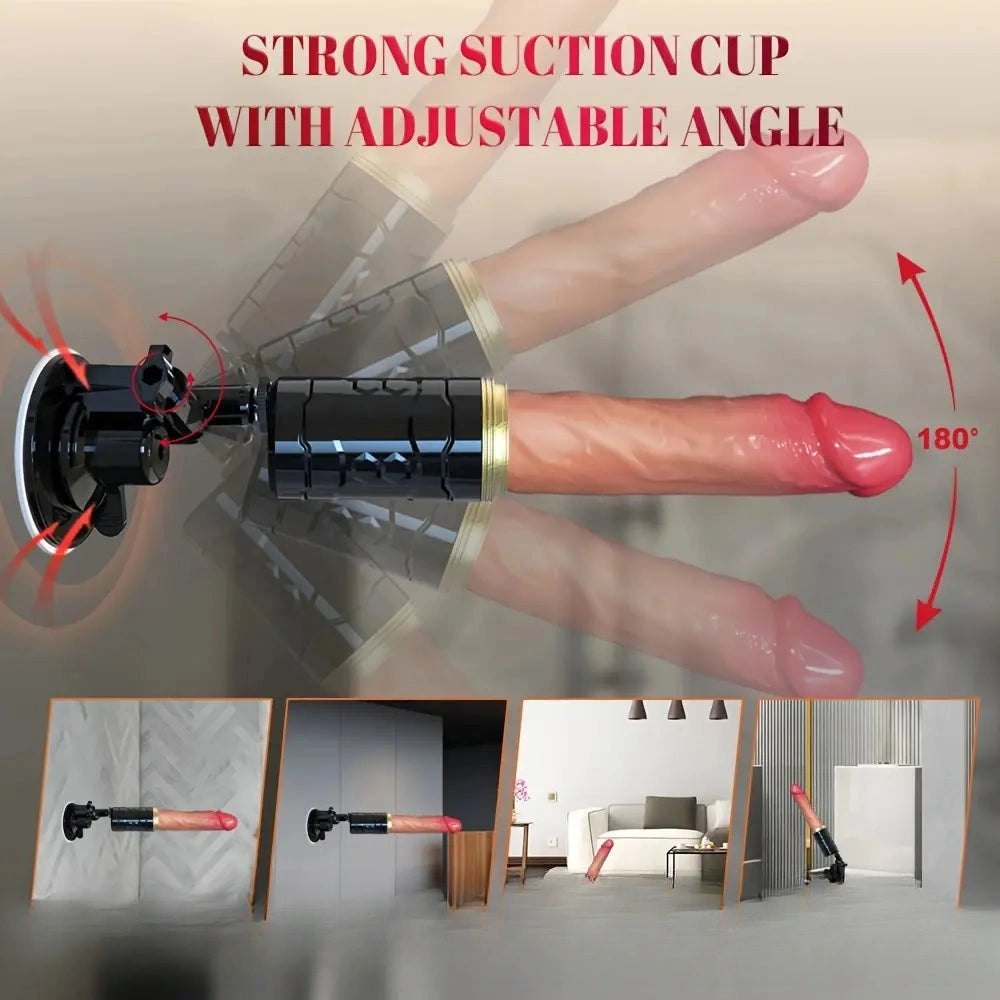 Black portable thrusting sex machine, photo 7