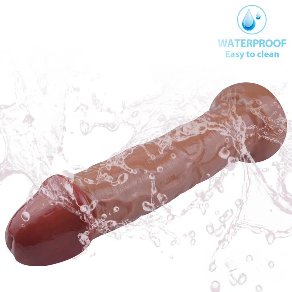 Brown realistic suction cup dildo, photo 5