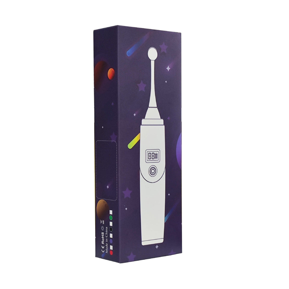 Red silicone clit and g-spot vibrator wand, photo 8