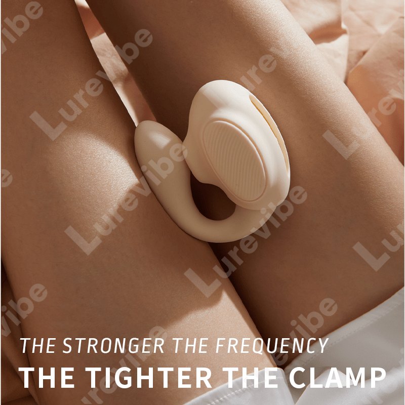 White pressure-sensitive clamp vibrator, photo 6