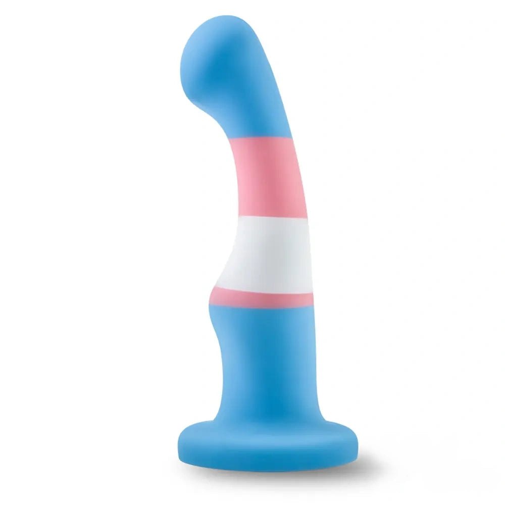 #3 colorful curved silicone anal dildo