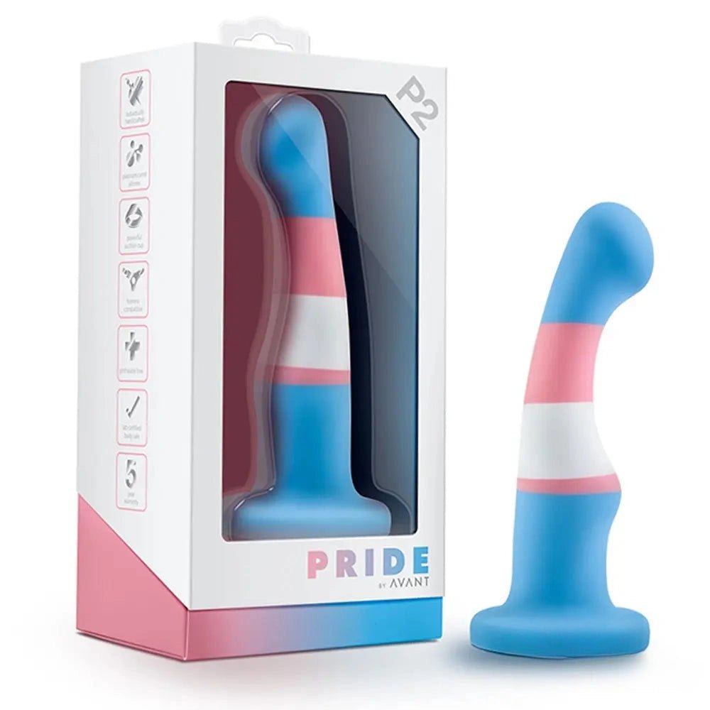 Colorful curved silicone anal dildo, photo 8
