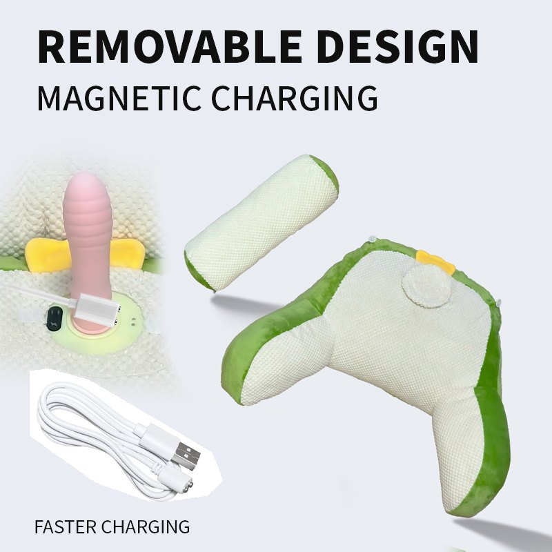 Pumpkin-shaped plush thrusting vibrator cushion, photo 8