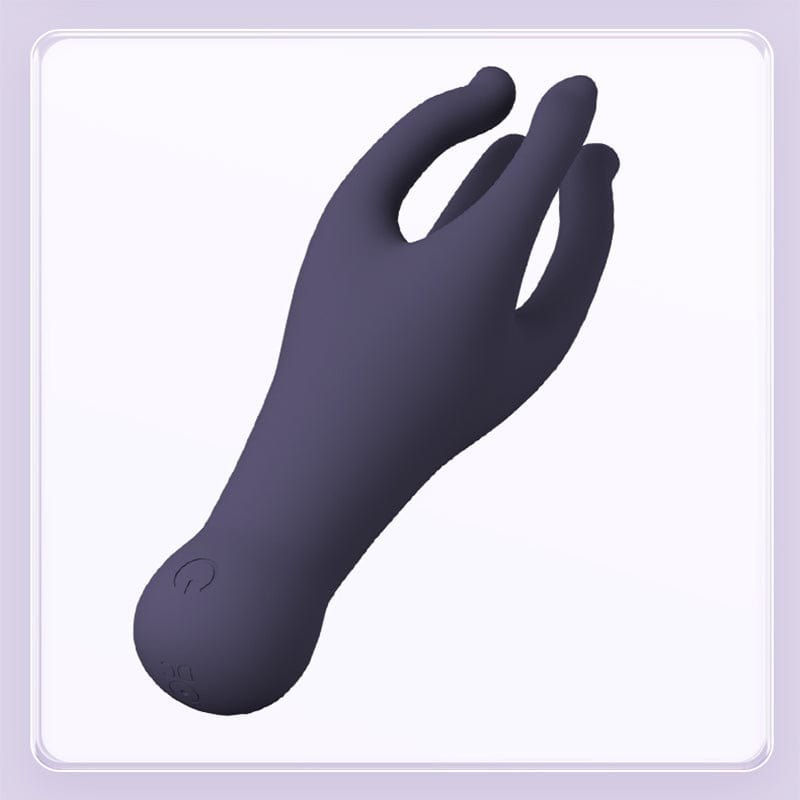 Purple silicone glans massager, photo 3