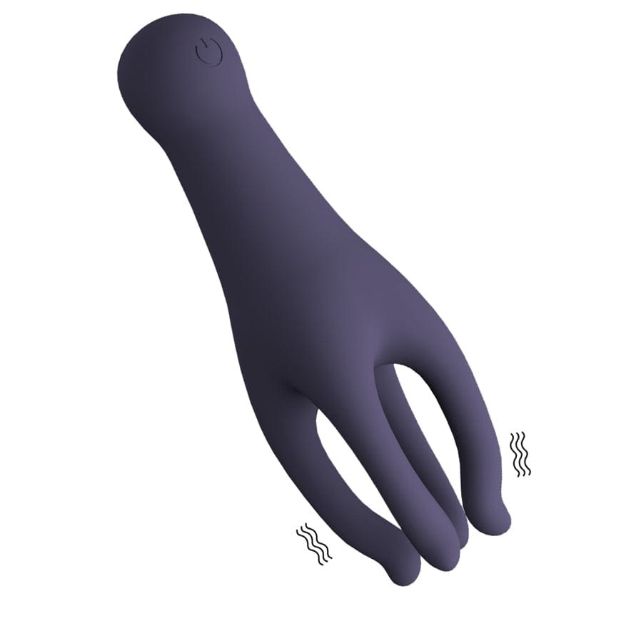 Purple silicone glans massager, photo 5