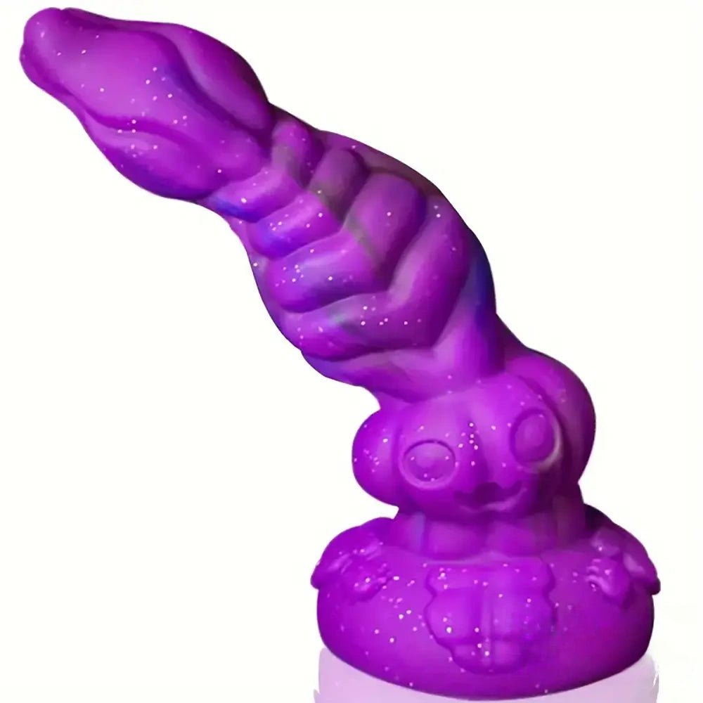 Purple alien fantasy dildo, photo 1