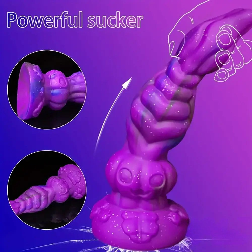 Purple alien fantasy dildo, photo 5