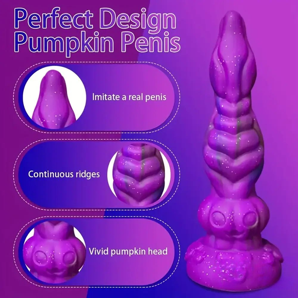Purple alien fantasy dildo, photo 6
