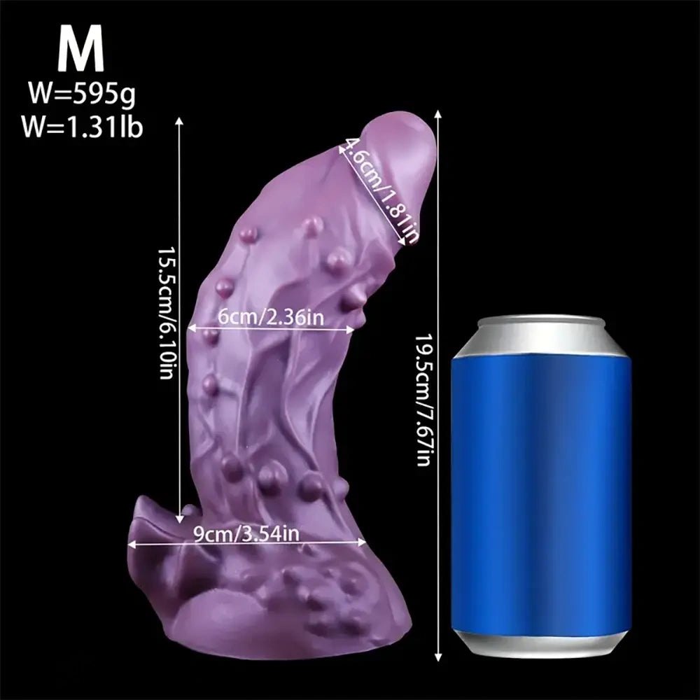 Purple alien fantasy dildo, photo 16