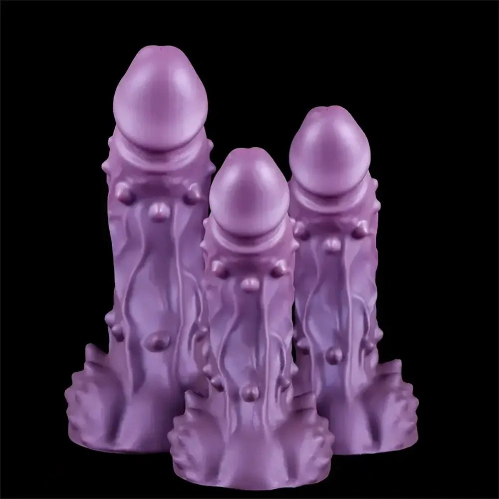 Purple alien fantasy dildo, photo 2