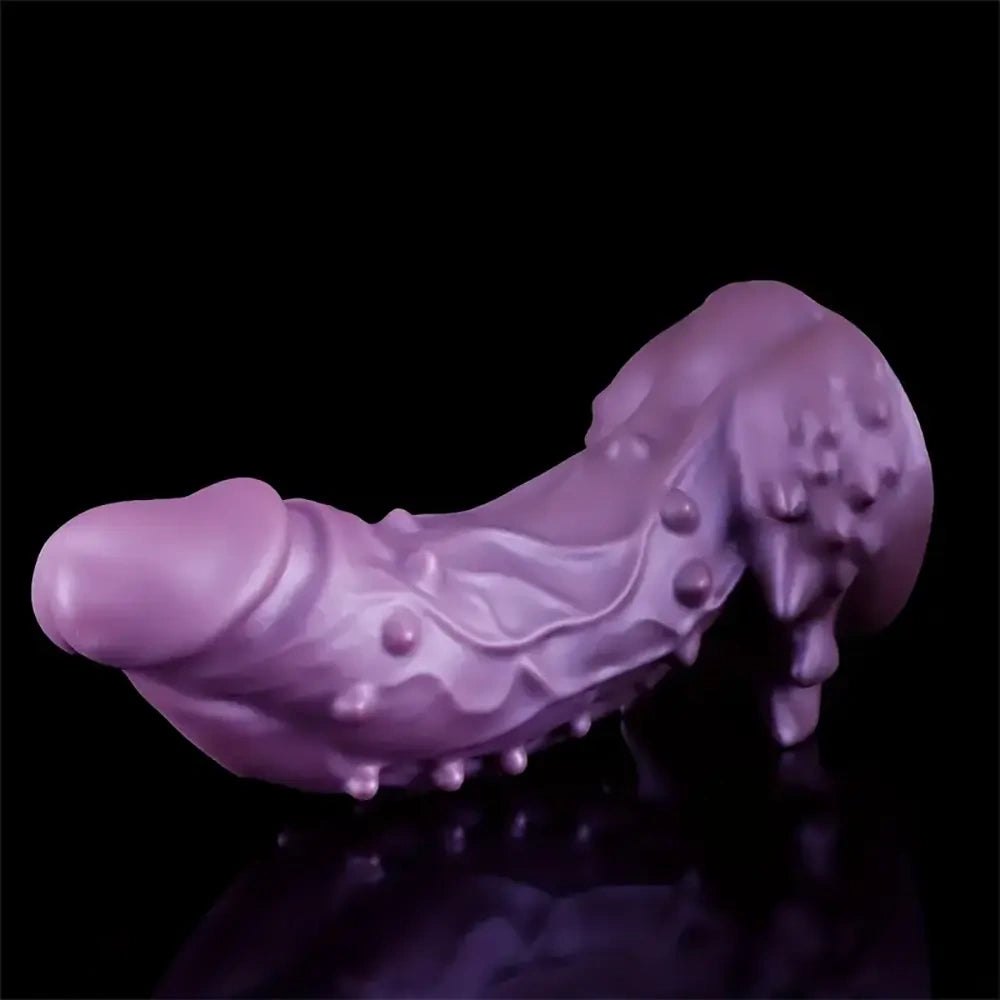 Purple alien fantasy dildo, photo 3